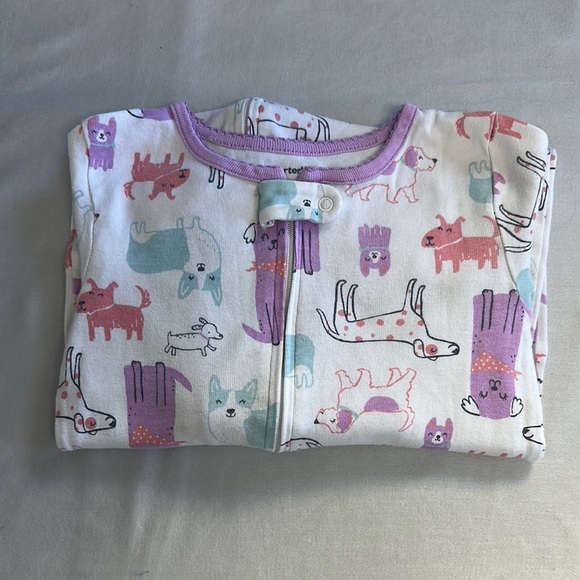 Carter's 3T - Footed Onesie Sleeper with Animal Design - Picture 1 of 5